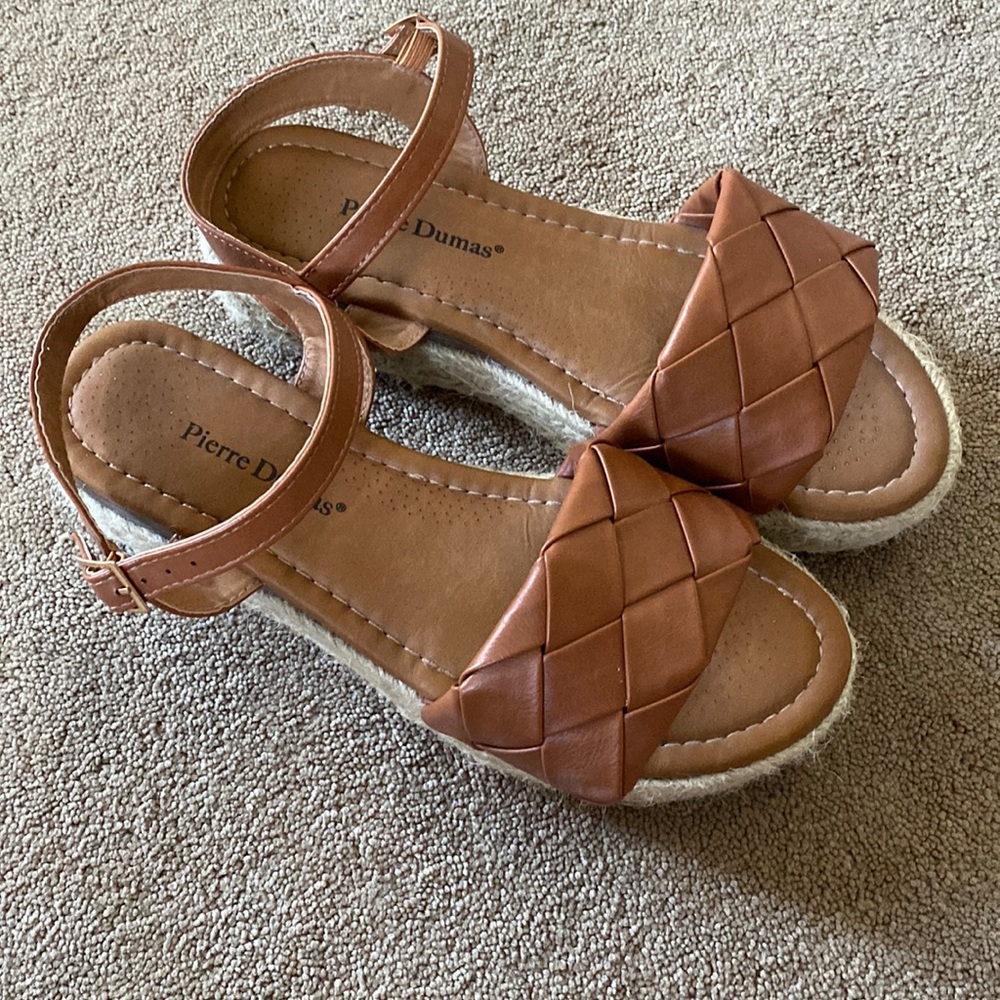 Size 9 sandals by Pierre Dumas